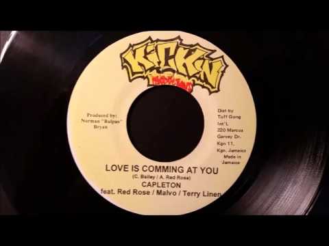 Capleton - Red Rose - Anthony Malvo - Love Is Coming At You - Kickin 7" w/ Version