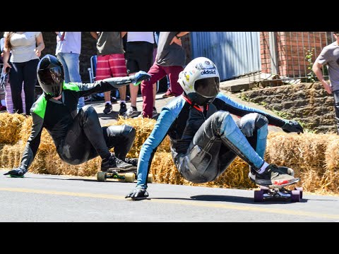 JOHN BERLITZ AFIANDO O ROLÊ NA LADEIRA DO OFF THE WALL || Downhill Skateboarding