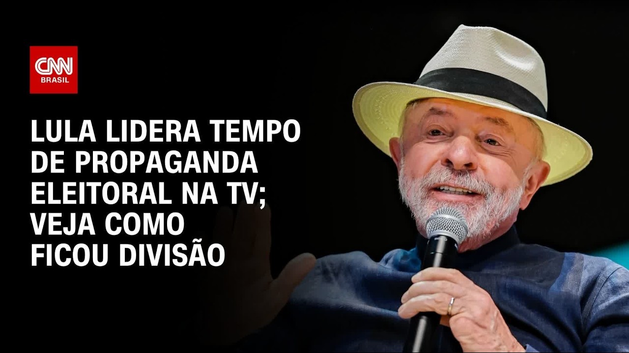Eleições 2026: Lula lidera tempo de propaganda eleitoral na TV; veja divisão | CNN PRIME TIME