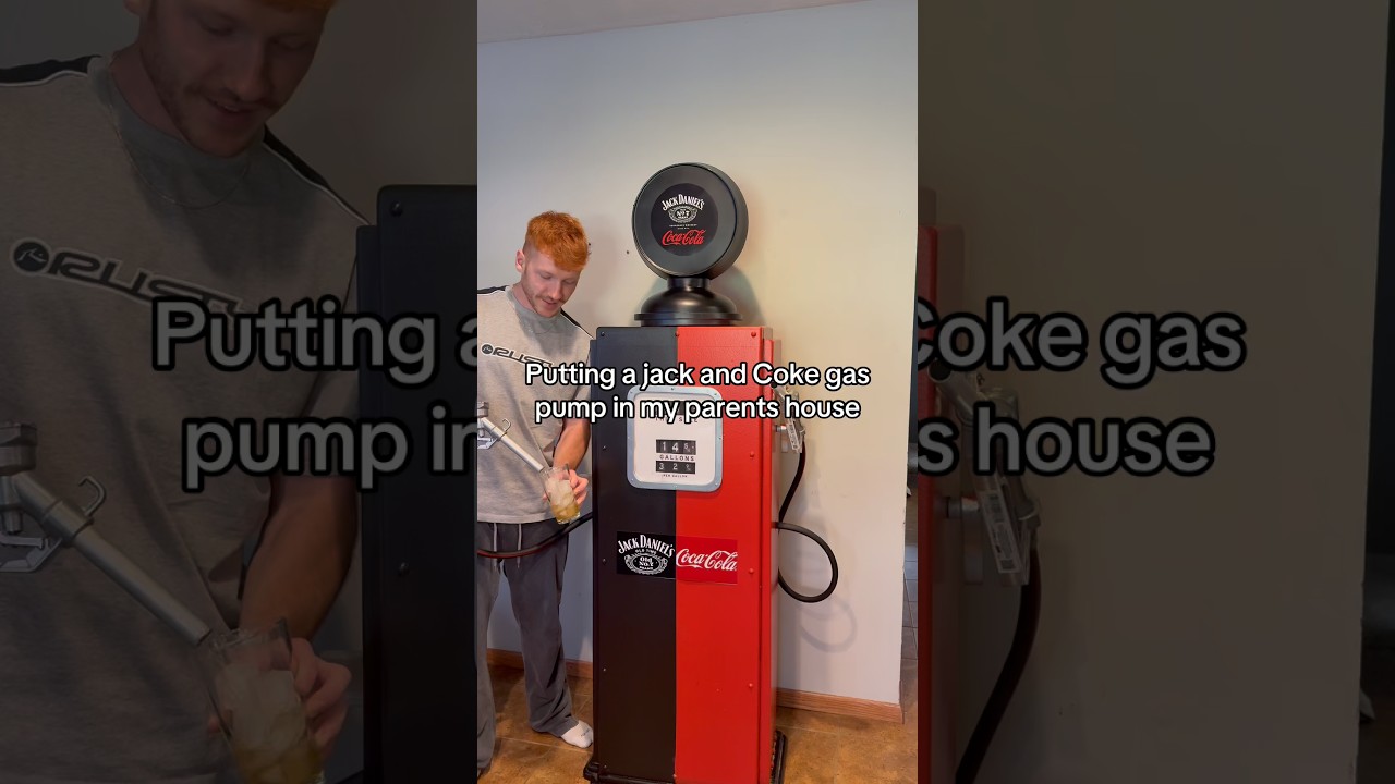Putting A Jack And Coca Cola Gas Pump In My Parents House