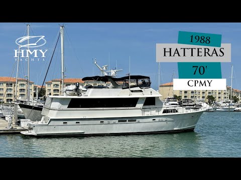 Hatteras 70 Cockpit Motor Yacht video