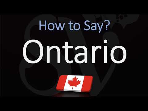 How to Pronounce Ontario? (CORRECTLY) Canadian Pronunciation