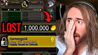Asmongold Gets Millions of WoW Gold GIFTED & Loses It All...