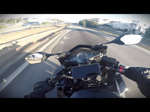 HONDA VFR800F V4 VTEC @ Sunset | SC Project exhaust sound
