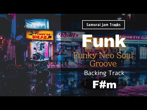 Funky Neo Soul Groove Guitar Backing Track in F#m