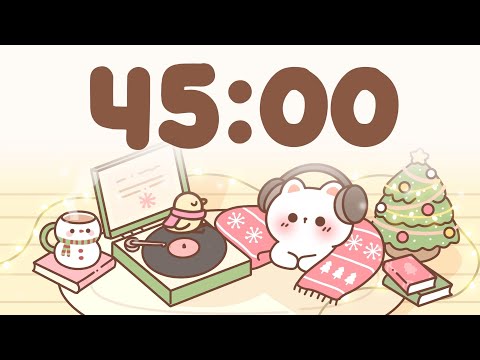 45 Minute Timer 🐱 Study Timer for Classroom Focus