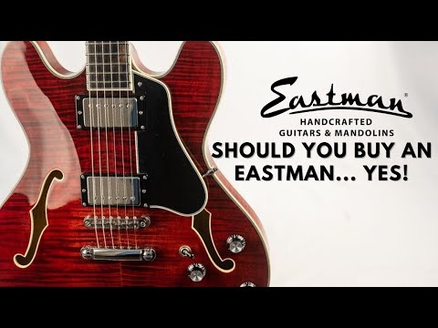 Eastman T486 RD Semi Hollow Electric Guitar 2022 Red image 2