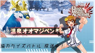 【QMA】協力クイズバトル「温泉オオマジペンギン」 / 久し振りのクイズ配信！