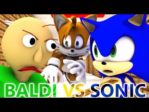 BALDI VS SONIC IN MINECRAFT | HORROR GAME (MINECRAFT ANIMATION) (REUPLOADED)
