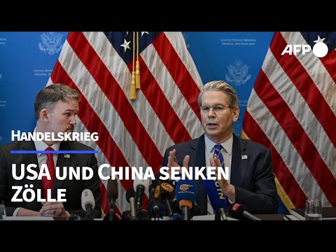 USA und China senken gegenseitige Zölle deutlich | AFP