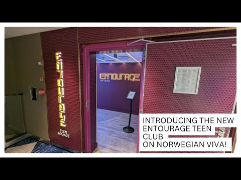 The new Entourage Teen Club on Norwegian Viva