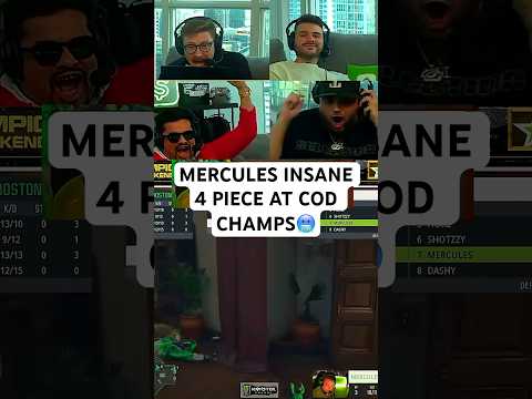 MERCULES INSANE 4 PIECE IN WINNER'S FINALS AT CDL CHAMPS! #callofduty #cdlchamps #optictexas #optic