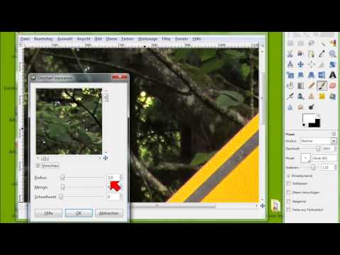 25 Gimp, Teil 3, Weichzeichnen, Scharfzeichnen, Kunstfilter