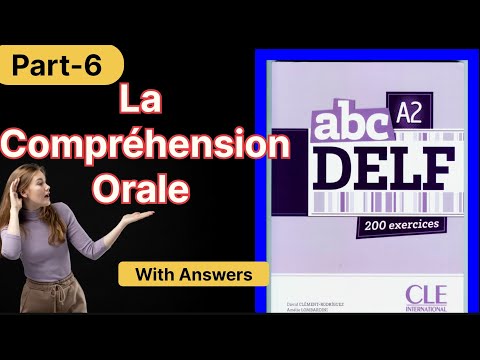 ABC  DELF A2 |  FRENCH LISTENING PRACTICE FOR BEGINNERS A2  [Part-6]