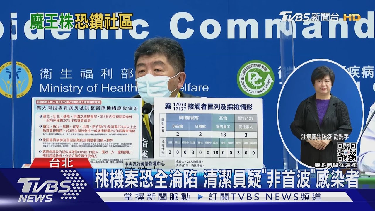 旅館+桃機Omicron共7例 陳時中:「已進到本土」