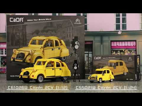 Vidéo CaDA Véhicules 1:12 C61026W : Citroën 2CV - 1:12