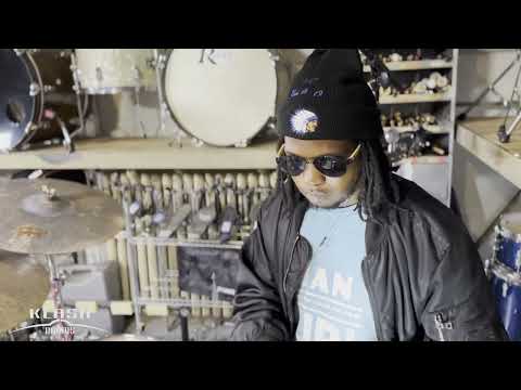 DDrum Dios 4pc Maple Drum Kit Set 20/10/12/14" Red Glitter