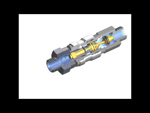 Cuple rapide cu inchidere simpla Parker Rectus KB25