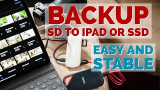 Finally a stable Backup from SD-Card to iPad or external Storage (HDD, SSD) - 2021