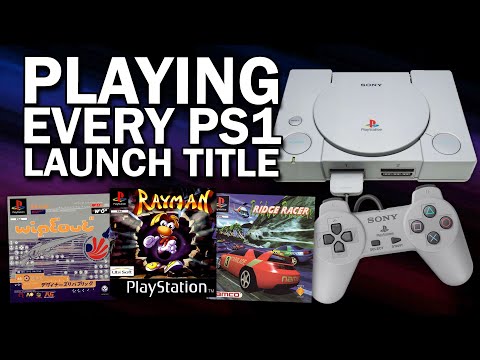 PLAYING EVERY PS1 LAUNCH GAME