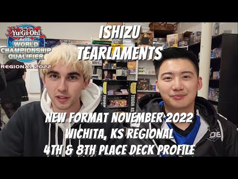 Yugioh Wichita, KS Regional 4th & 8th Place - Ishizu Tearlaments - Jordano Galloway & Maxell Nguyen