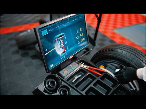 Balanceadora de Rodas Motorizada com Tela LCD e Autofalante Vermelha 220V TECHMAX-TX1504 - Video