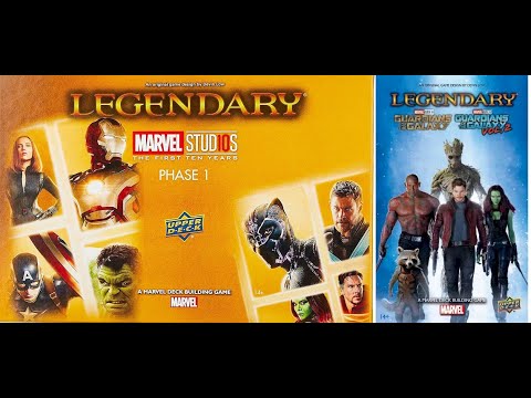 Dad vs Daughter - Legendary: A Marvel Deck Building Game - Marvel Studios' Guardians of the Galaxy