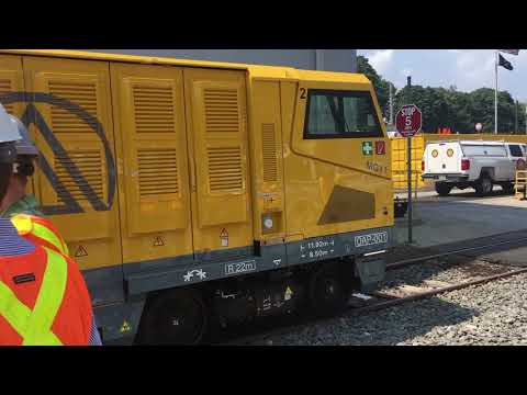 Rail Milling in NYC Aug. 7, 2018