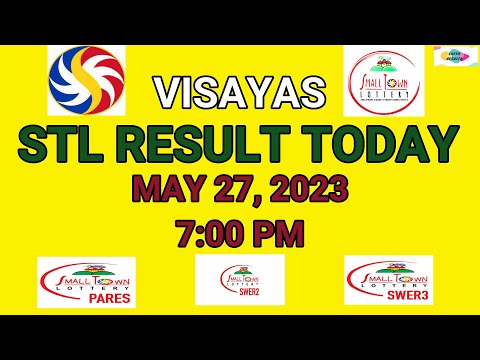 STL RESULT TODAY || VISAYAS || MAY 27, 2023 || 7:00 PM DRAW