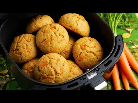 Air Fryer And Oil Fried Carrot Nigerian Buns: A Healthy Twist on a Classic Treat, Snack or Dessert