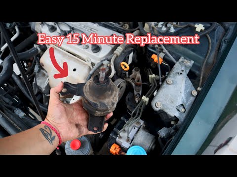 How To Replace Driver Motor Mount In (1998-2002) Honda Accord 2.3