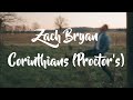 Zach Bryan Corinthians Proctor S Lyrics Video