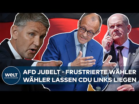 AFD IM HÖHENFLUG: Umfrage sieht Rechtspopulisten gleichauf mit SPD - CDU schiebt Ampel Schuld zu