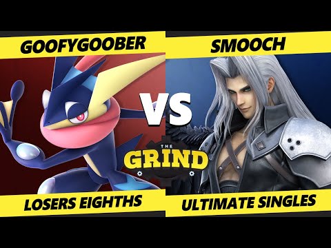 The Grind 155 Top 8 - GoofyGoober (Greninja) Vs. Smooch (Sephiroth) Smash Ultimate - SSBU