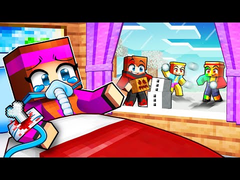 Anna est malade mais tout le monde s'en fiche sur Minecraft !