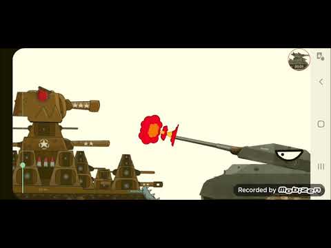 American KV-44 vs P.1000 Ratte