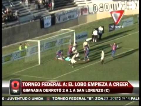 www.PuroLobo.com.ar:  Gimnasia (MZA) 2 - San Lorenzo Alem (Cat) 1 Fase 1 /Fecha 1  - Federal A 2014