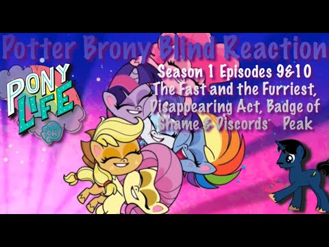 PotterBrony Blind Reaction MLP Pony Life Season 1 Episodes 9&10
