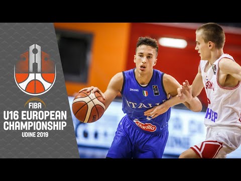 Croatia v Italy - Full Game - FIBA U16 European Championship 2019