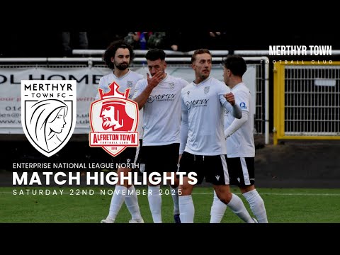 Merthyr Town 6-2 Alfreton Town | Enterprise National League North | Highlights