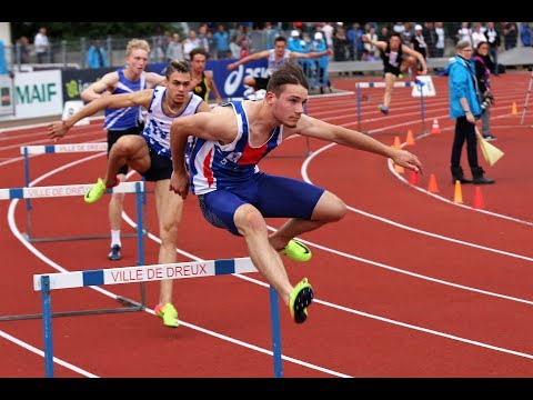 400m haies JUM - Championnats de France Cadets, Juniors DREUX, Juillet 2017
