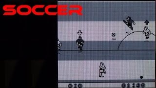 Soccer playing on the Game Boy