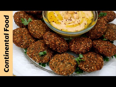 How to make Falafel | Falafel Recipe | Authentic Falafel Recipe in 2022 By Continental Food