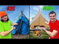 25 Vs 250 Walmart Budget Survival Challenge