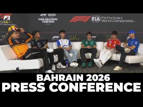 F1 Drivers Press Conference Bahrain Testing Week 2  DAY 2  F1 2026
