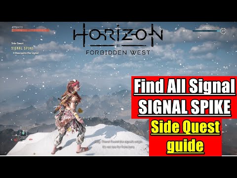 Find an Entrance to the Cavern - SIGNAL SPIKE Horizon Forbidden West Side Quest guide
