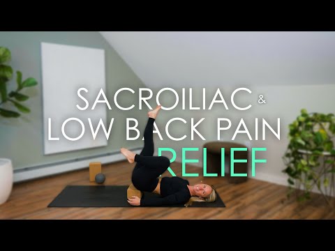 Sacroiliac Joint & Sciatica Pain Relief Yoga Exercises | Ease Lower Back Pain Fast