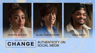 Dine with Jordyn Woods, King Bach & more | Recipe For Change: Authenticity on Social Media