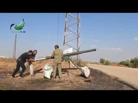 استهداف مقرات الميليشيات الإيرانية في كلية الطب البيطري في حماة بصورايخ الغراد من قبل حركة بيان