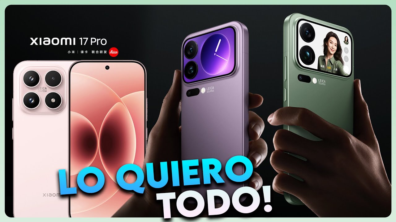 Xiaomi 17 Pro y Pro Max: copian, se burlan y mejoran al iPhone 17 Pro Max